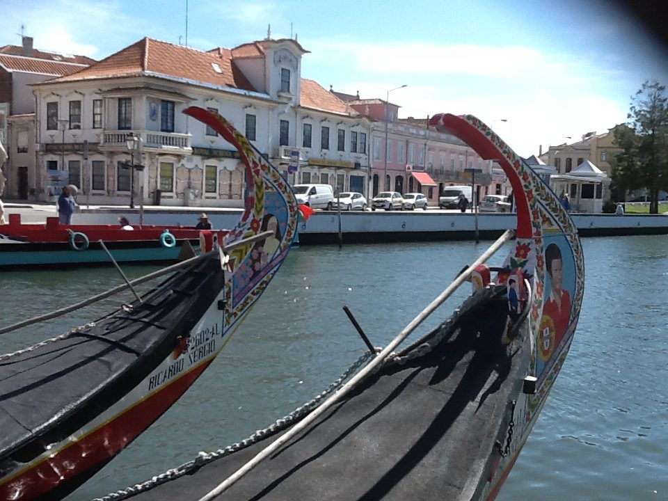 Moliceiro boat cruise in Aveiro – cultural stopover on private transfer Porto to Lisbon